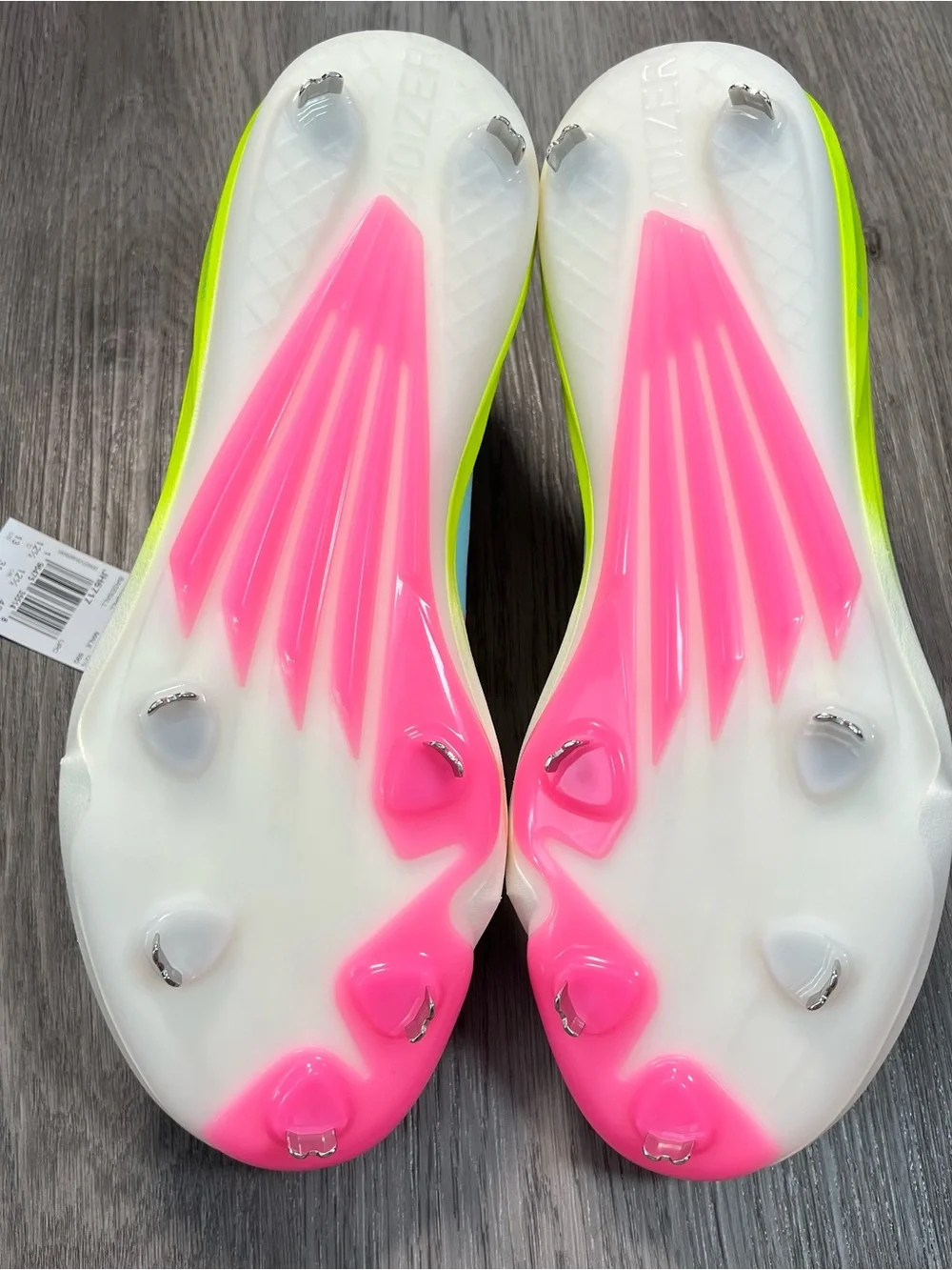 adidas adizero Impact+ 2.0 Men's Metal Baseball Cleats Size 13 JH6717 Blue Pink
